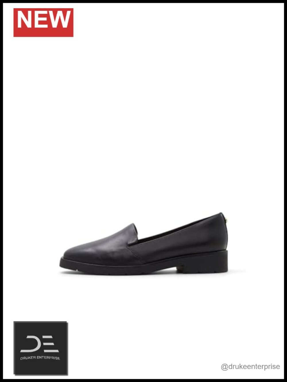 ALDO Cherflex Women's Leather Slip On Loafer Almond Toe Comfort Flat